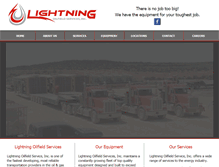 Tablet Screenshot of lightningos.com